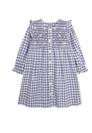 GINGHAM THROUGH SMOCKED - REGULAR FIT - Vapaa-ajan mekko - lilac