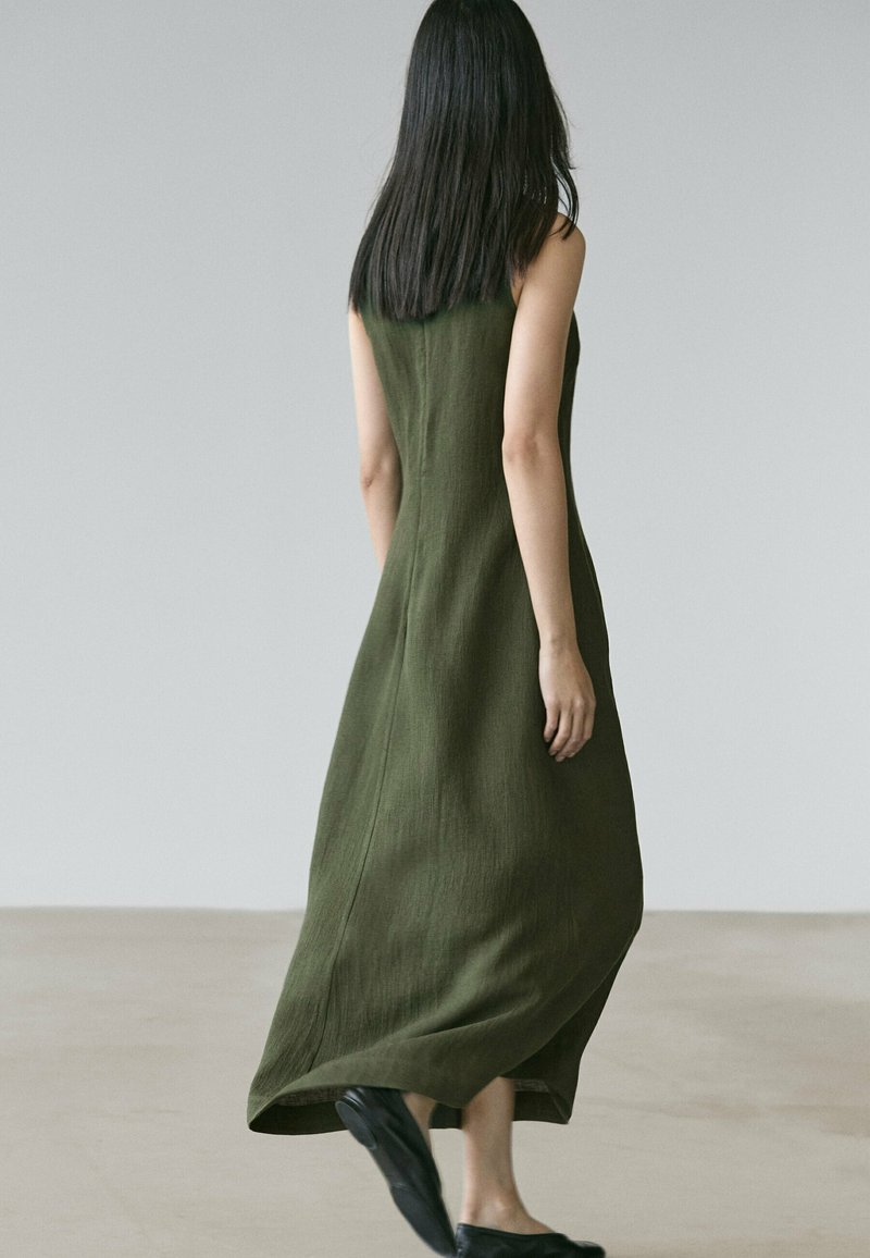 Massimo Dutti Maxi dress - green - Zalando Massimo Dutti Maxi dress - green - Zalando