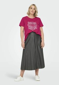 ONLY Carmakoma CARBONNIE - T-shirts med print - granita