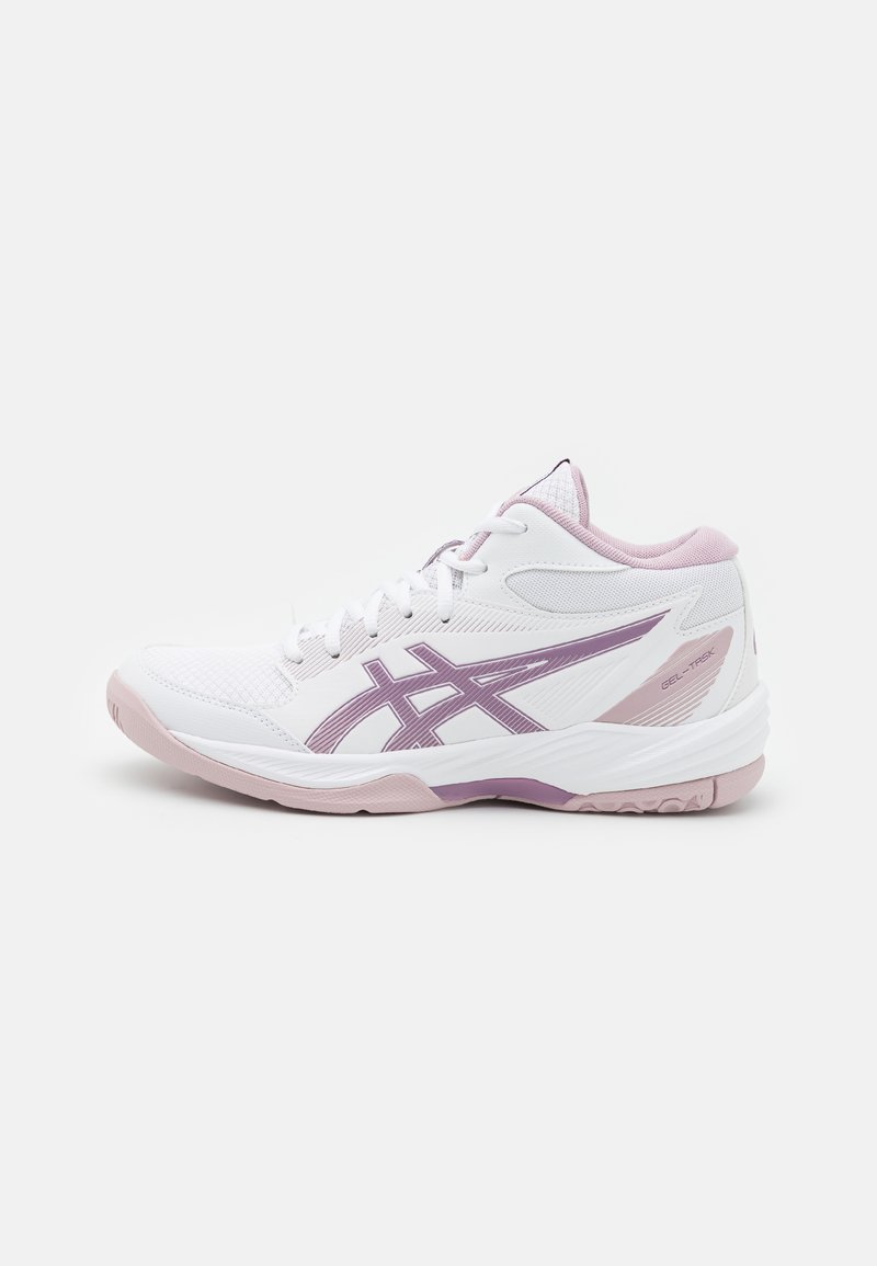 ASICS GEL TASK 4 - Boty na házenou - white/dusty mauve