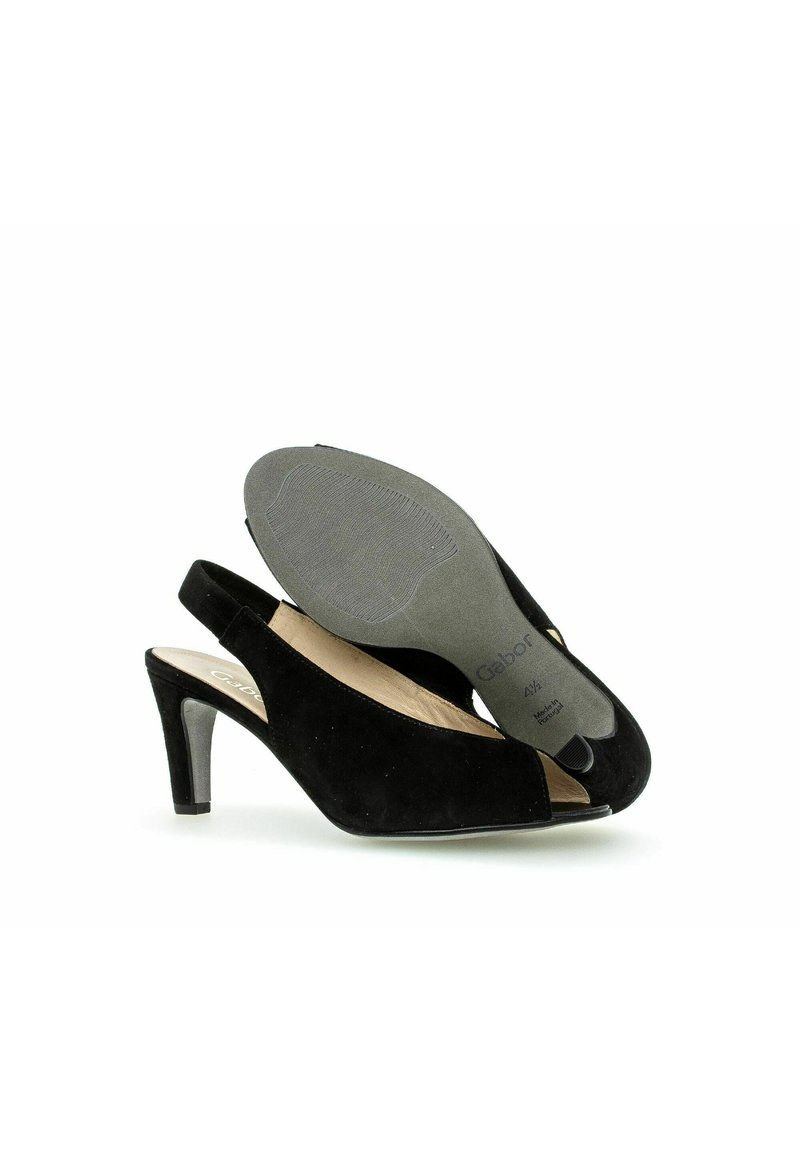 Damen Klassische Pumps | Gabor Peeptoe schwarz - SI76667 Damen Klassische Pumps | Gabor Peeptoe schwarz - SI76667
