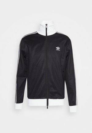 BECKENBAUER  - Zip-up sweatshirt - black/white