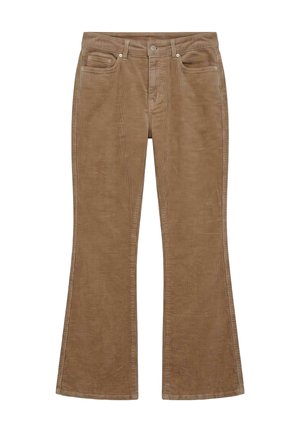 Vero Moda, HIGH WAIST JEANS VMSIGA FLARED - Pantalon classique - silver mink
