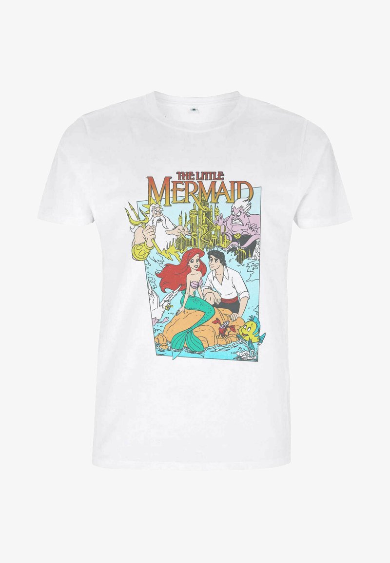 Disney THE LITTLE MERMAID MERMAID COVER - Camiseta estampada - white