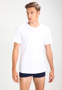 Calvin Klein Underwear 2 PACK CREW NECK T SHIRTS MODERN COTTON STRETCH - Undertrøye - black/white