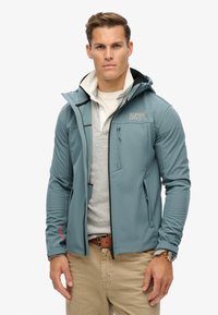 Superdry & Co HOODED TREKKER - Blouson - stormy weather blue