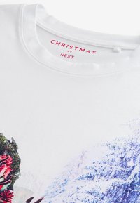 Next T-shirts print - white reindeer van