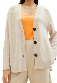 TOM TAILOR Chaqueta de punto - beige