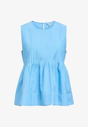 Object, TOP PLEATED PEPLUM - Bluse - little boy blue