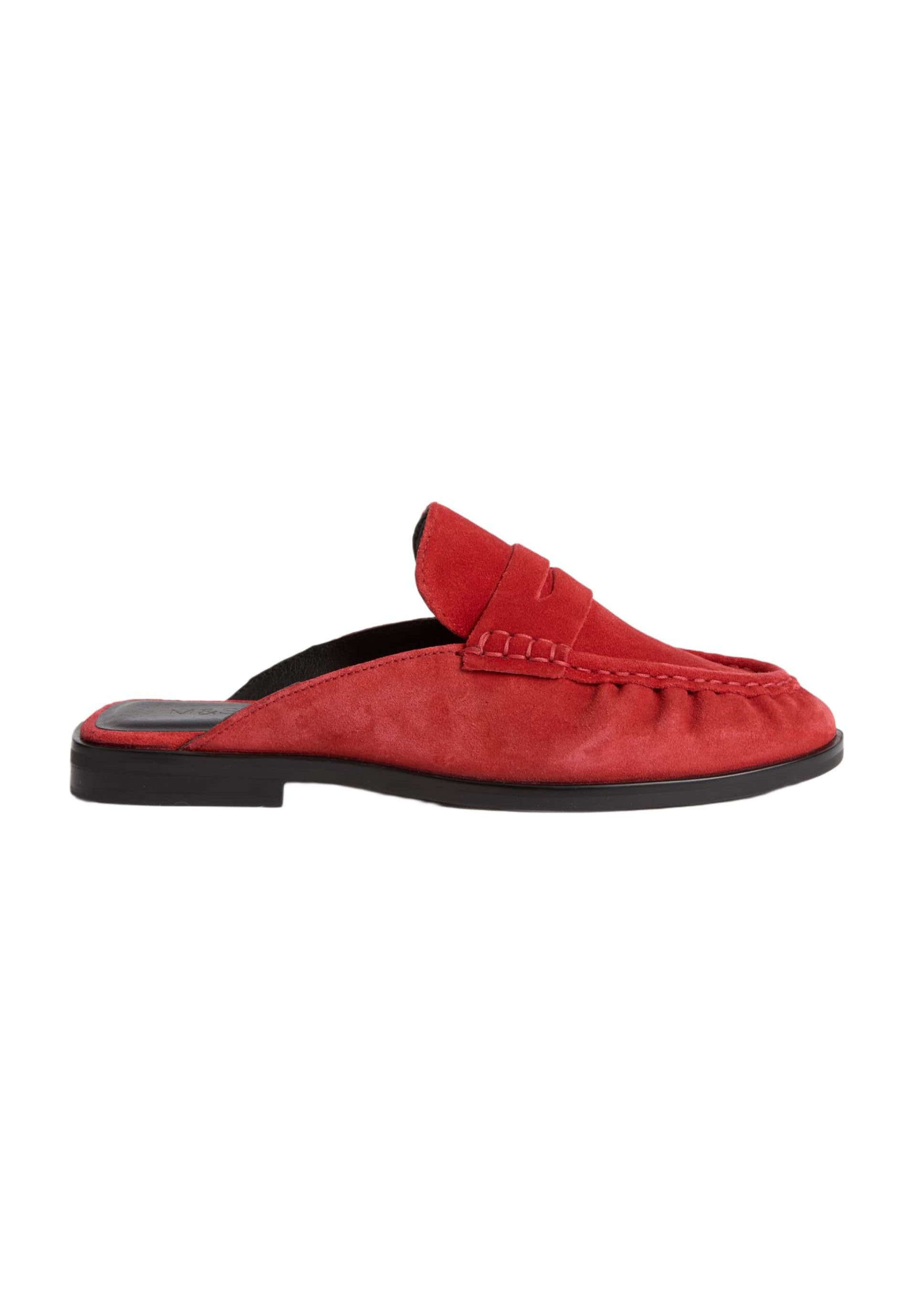 Marks Spencer FLATFORM Sandalias planas red/rojo