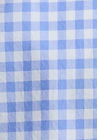 Ανοιχτό μπλε και λευκό καρό μοτίβο gingham με ομοιόμορφα διατεταγμένα τετράγωνα σε υφή υφάσματος.