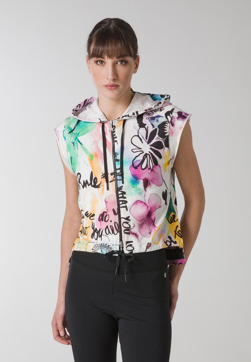 InPrint Camicetta Donna Fantasia Floreale Manica 3/4 Multicolore (INT M