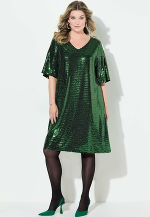 A-LINE WITH SEQUIN LOOK - Cocktailkleid/festliches Kleid - may green