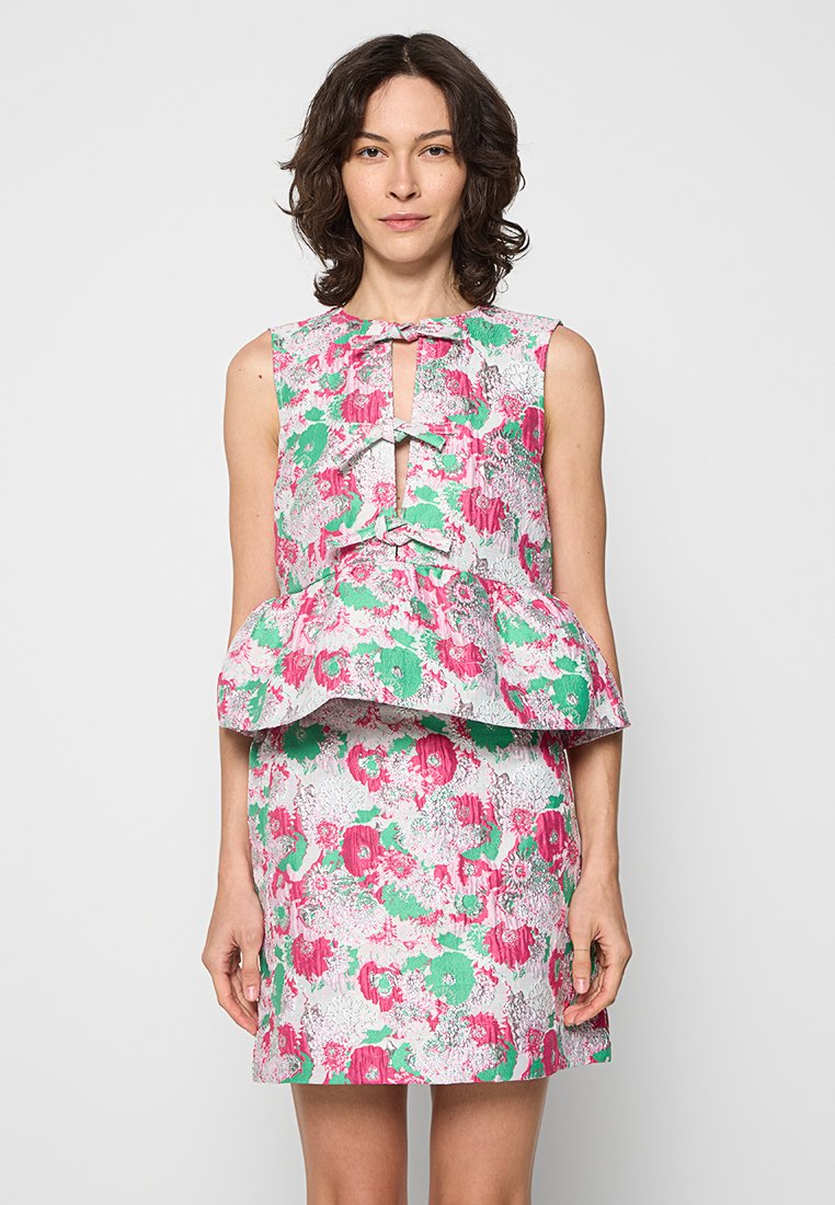Ganni Blouse donkerroze