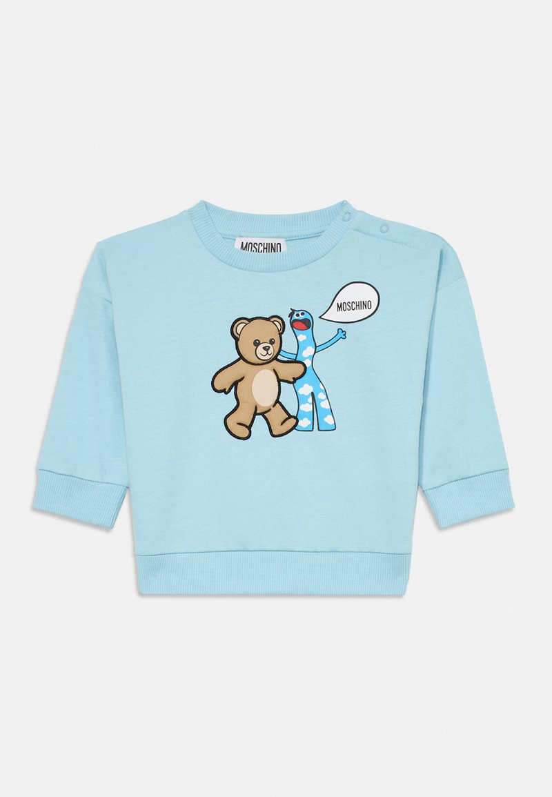 MOSCHINO BABY UNISEX - Sportinis megztinis - baby sky blue
