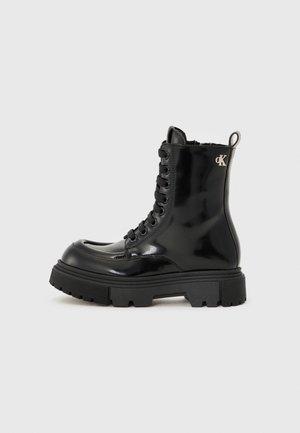 GISA UNISEX - Bottines à lacets - black