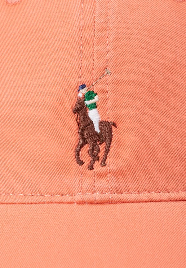 STRETCH COTTON TWILL BALL CAP - Cap - deep mango2