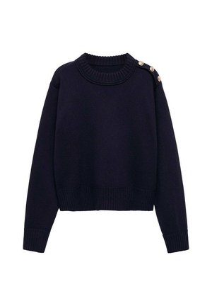 Mango WITH JEWEL BUTTONS - Pulover - royal blue