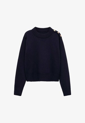 Mango WITH JEWEL BUTTONS - Maglione - royal blue
