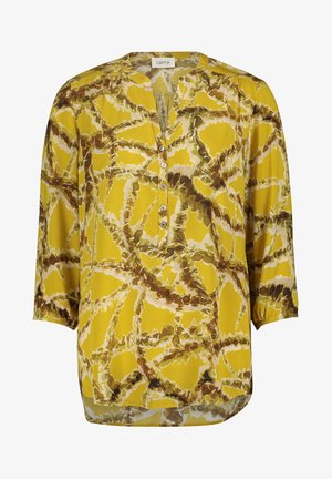 CASUAL MIT MUSTER - Blouse - yellow camel