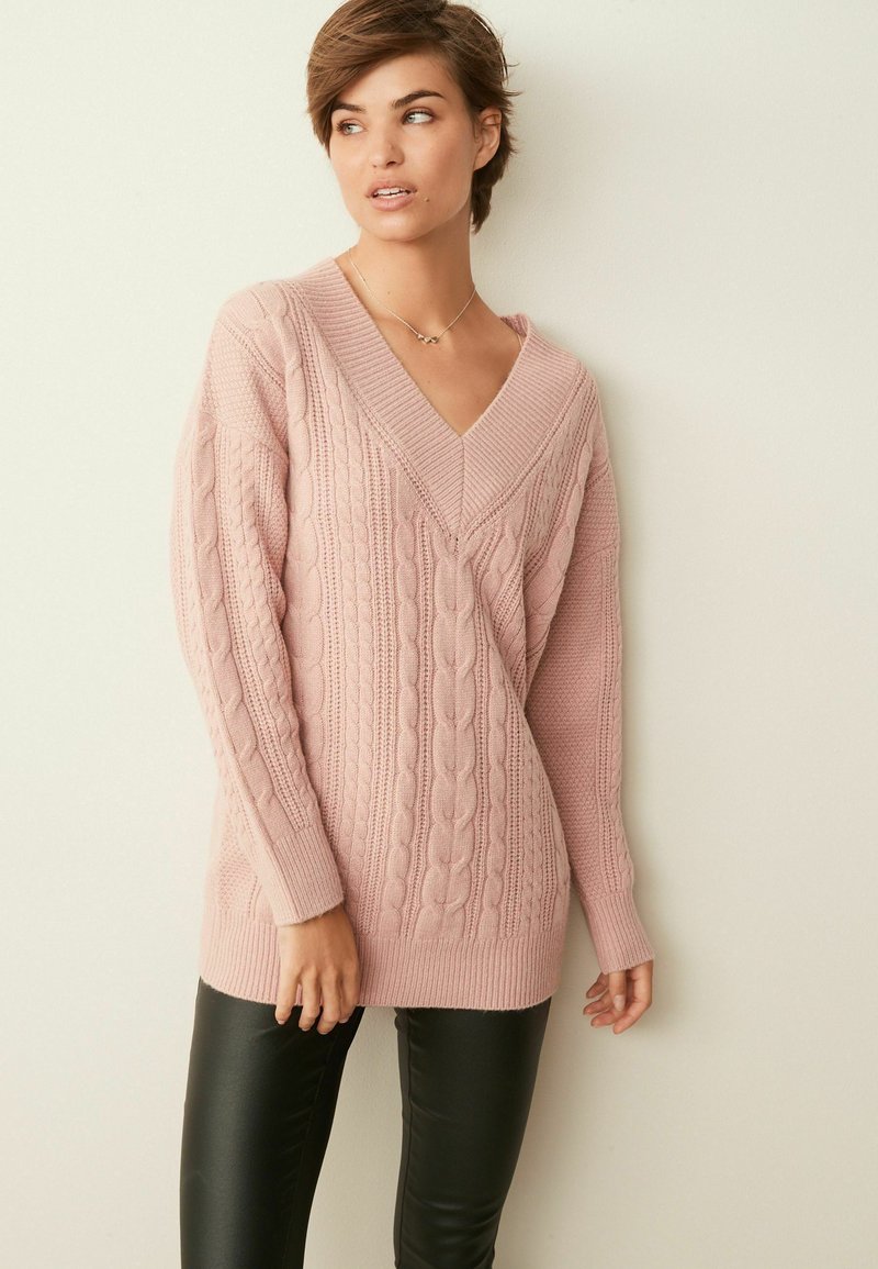 Damen Strickjacken | Next Strickpullover pink - PU38152 Damen Strickjacken | Next Strickpullover pink - PU38152
