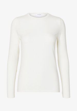 Selected, SLFMANJA - Langarmshirt - snow white