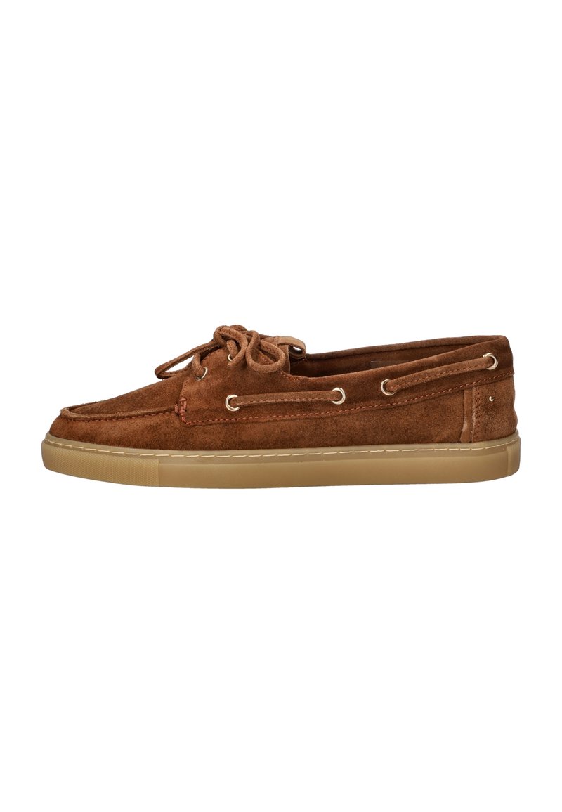 Nelson NELSON DAMES BOOTSCHOEN - Boat shoes - cognac - Zalando