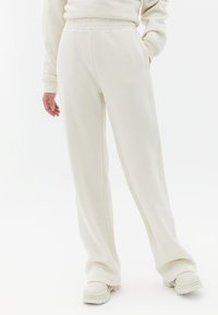 OXXO HIGH RISE STRAIGHT FIT  - Träningsbyxor - silver birch