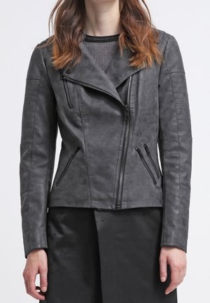 ONLY, Veste en similicuir - dark grey
