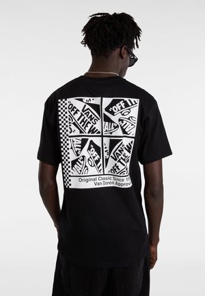 TECH BOX SS - T-shirt med print - black