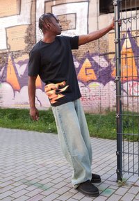 adidas Performance TRAE TEE - Marškinėliai su spaudiniu - black