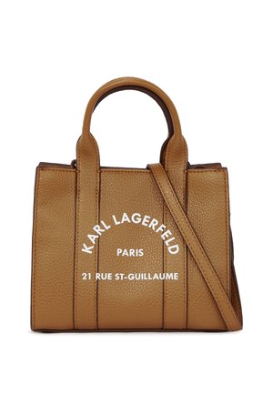 PEBBLE MINI SQUARE TOTE - Käsilaukku - caramel