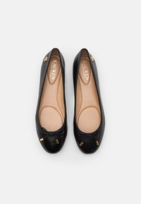 Lauren Ralph Lauren JAYNA LEATHER FLAT - Balerínky - black
