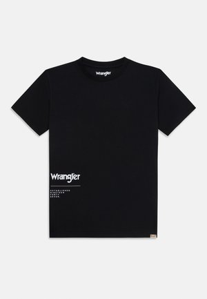 T-shirt con stampa - black
