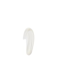 Crème blanche d'une forme lisse et incurvée avec une finition légèrement brillante. Aucune texture ni motif visibles, sur un fond uni.