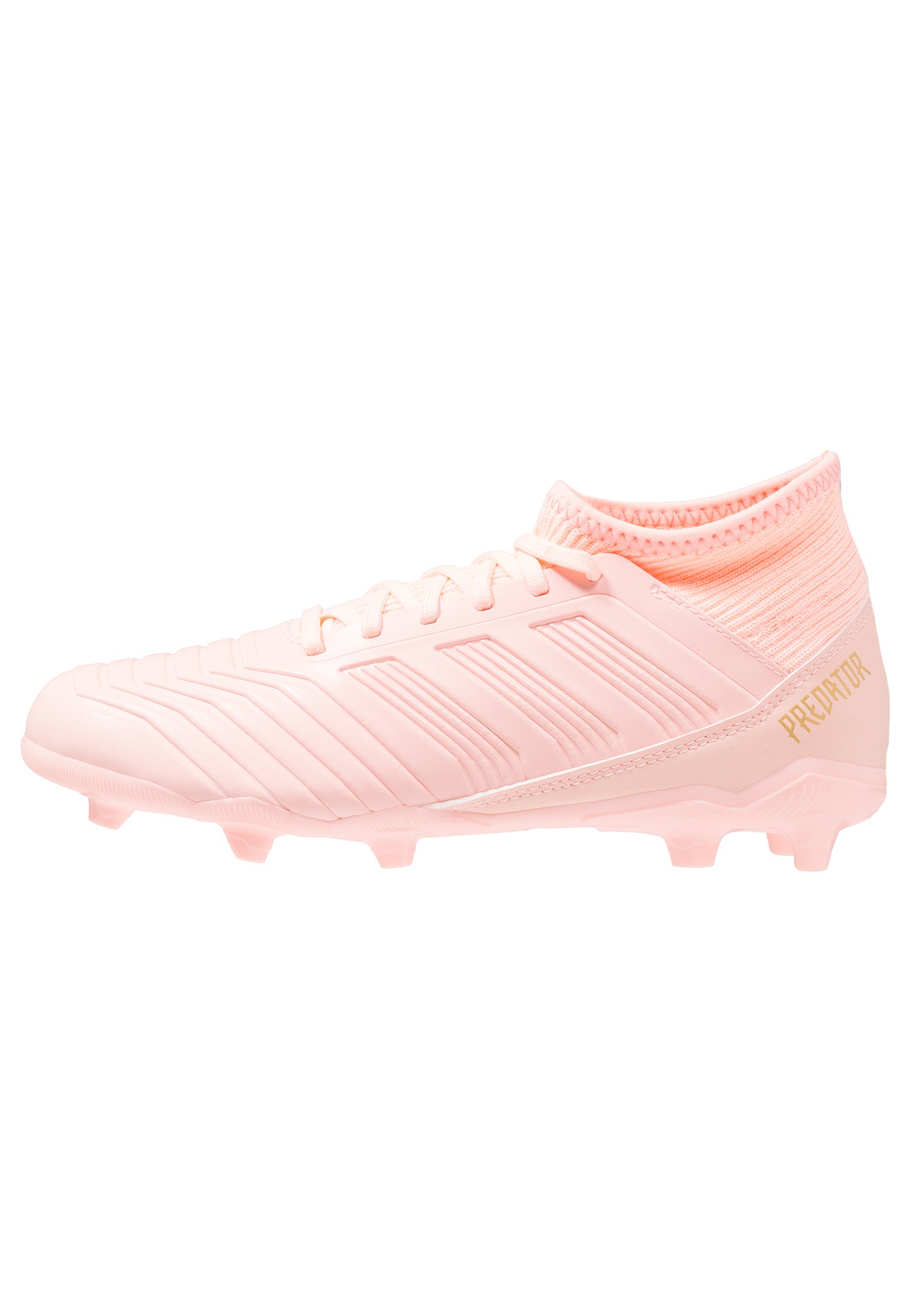 adidas Performance PREDATOR 18.3 FG - Botas de fútbol con tacos - clear  orange/trace pink/rosa - Zalando.es
