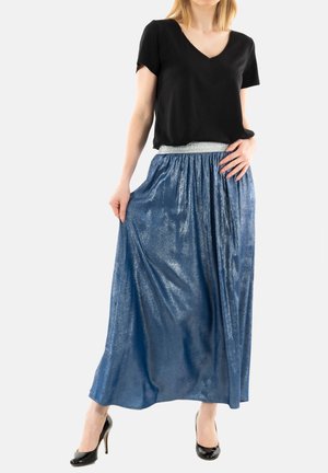 PLEASE Falda larga - bleu