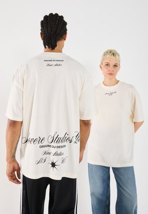 UNISEX - Print T-shirt - white