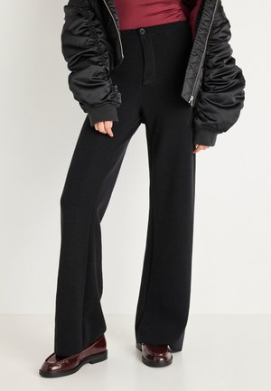 TROUSERS - Kelnės - black