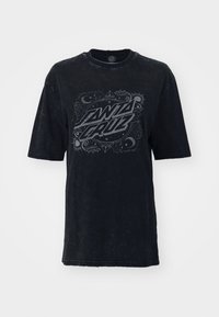 ORNATE DOT FRONT - T-shirts print - black acid wash