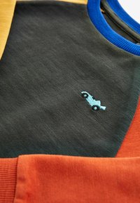 Next LONG SLEEVE - Langærmet T-shirt - charcoal grey yellow red