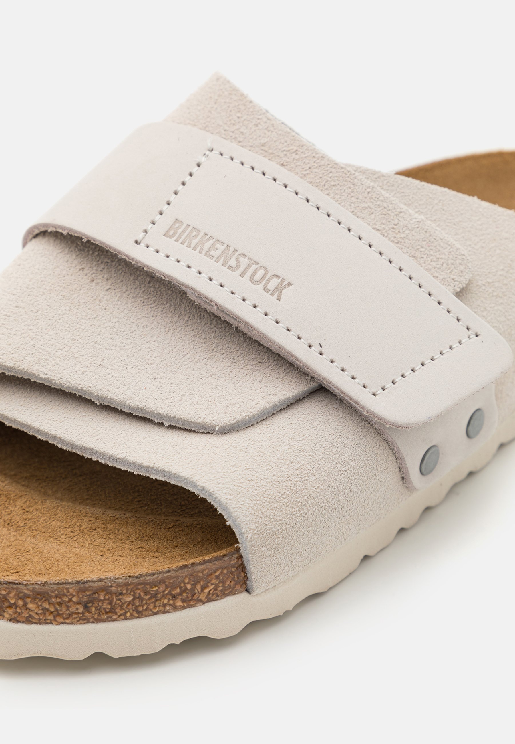 Birkenstock KYOTOスエード アンティークホワイト サンダル 39 Birkenstock KYOTOスエード アンティークホワイト サンダル 39