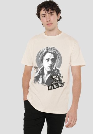THE WITCHER - JASKIER TOSS A COIN - Print T-shirt - black