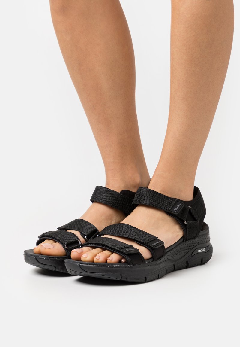 Skechers Sport ARCH FIT Walking sandals black/black Zalando.co.uk