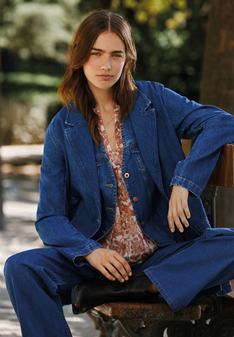 Pepe Jeans MABEL Abrigo corto denim/blue denim