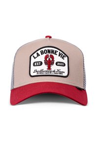 Djinn's TRUCKER LA BONNE VIE  - Cap - khaki red grey