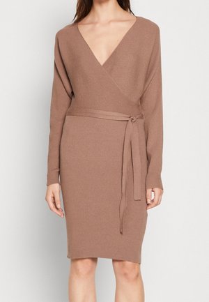 Strickkleid - brown