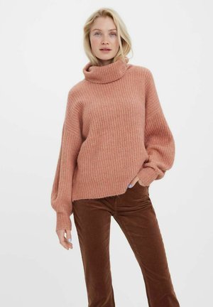 Jersey Cenefas Mujer Jersey De Punto De Cuello Redondo Para Mujer