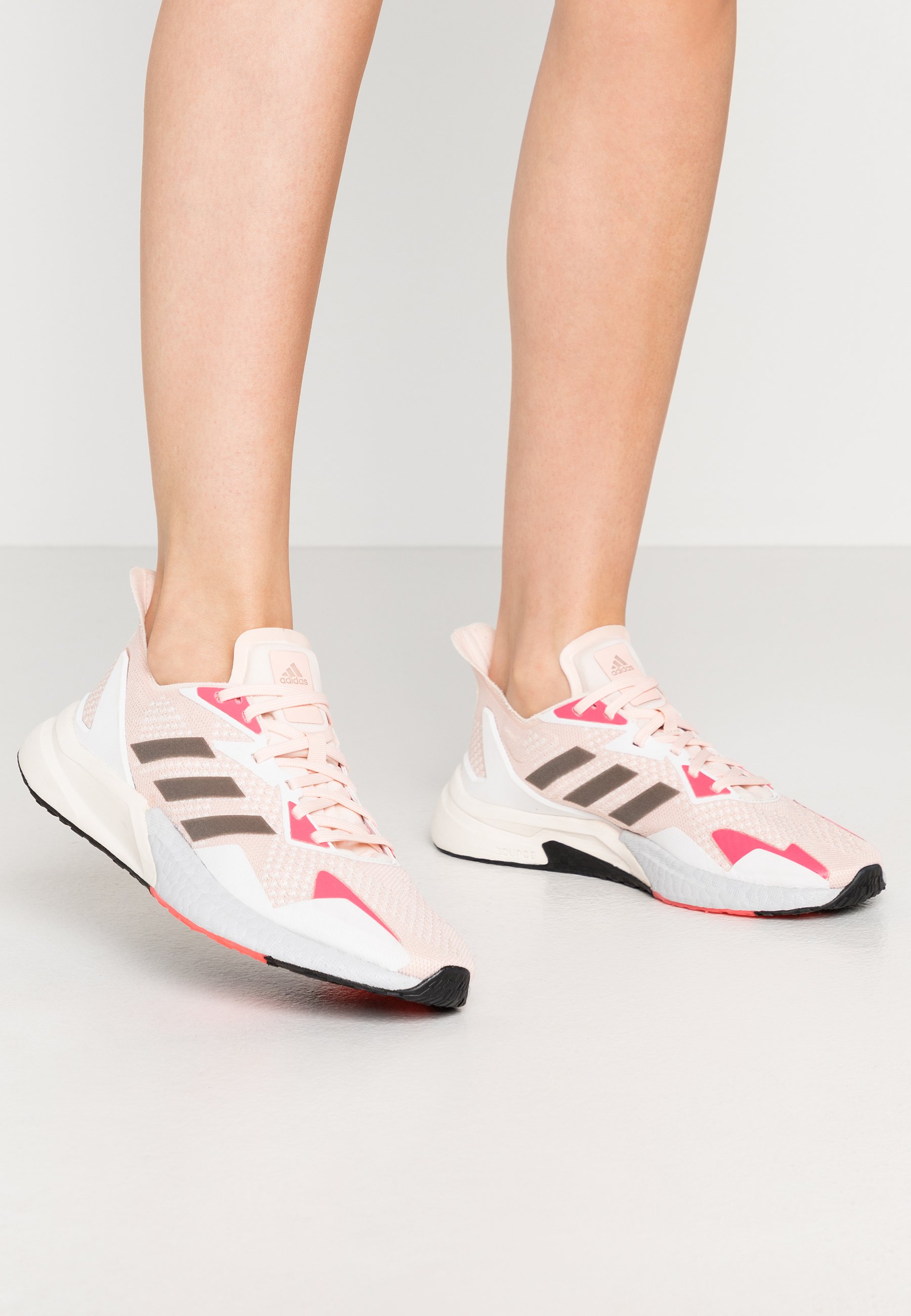 adidas Originals X9000L3 BOOST SPORTS RUNNING SHOES - Trainers - glow  pink/pink tint/core black/pink - Zalando.co.uk