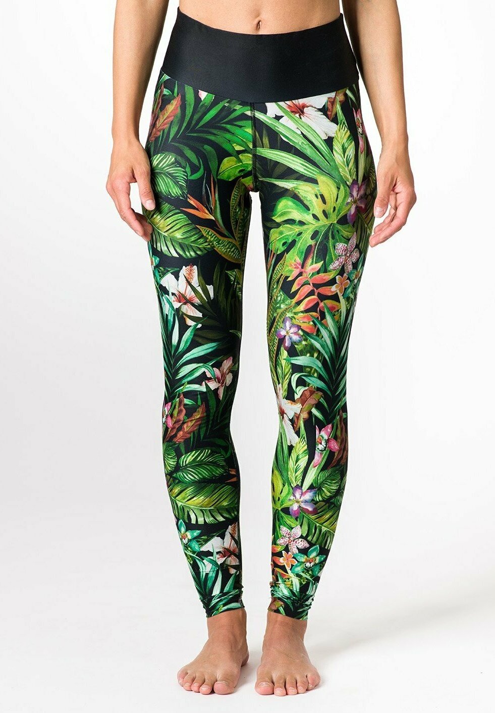 Yoga Hero LEGGINGS JUNGLE - Leggings - Trousers - green/black/green -  Zalando.de